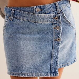 Free people Jean skirt